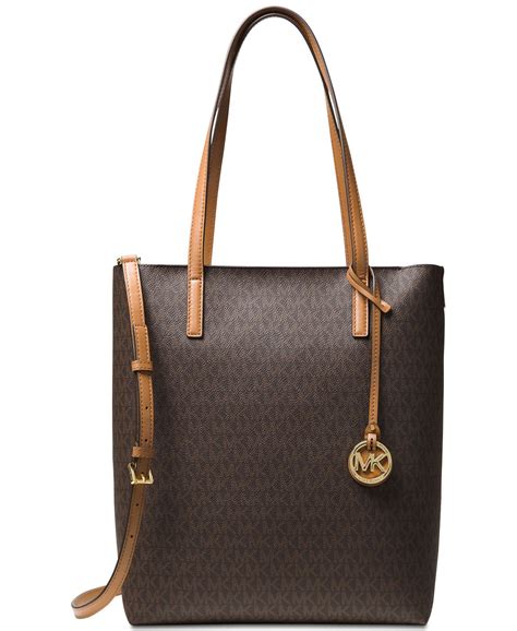 michael kors hayley large north south top zip tote|Michael Kors.